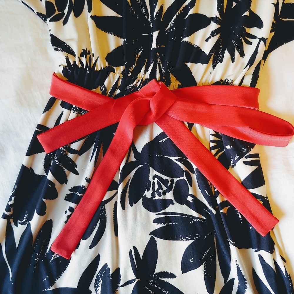NWOT Joseph Ribkoff Tropical Tunic/Dress, Sz 10 - Picture 3 of 6